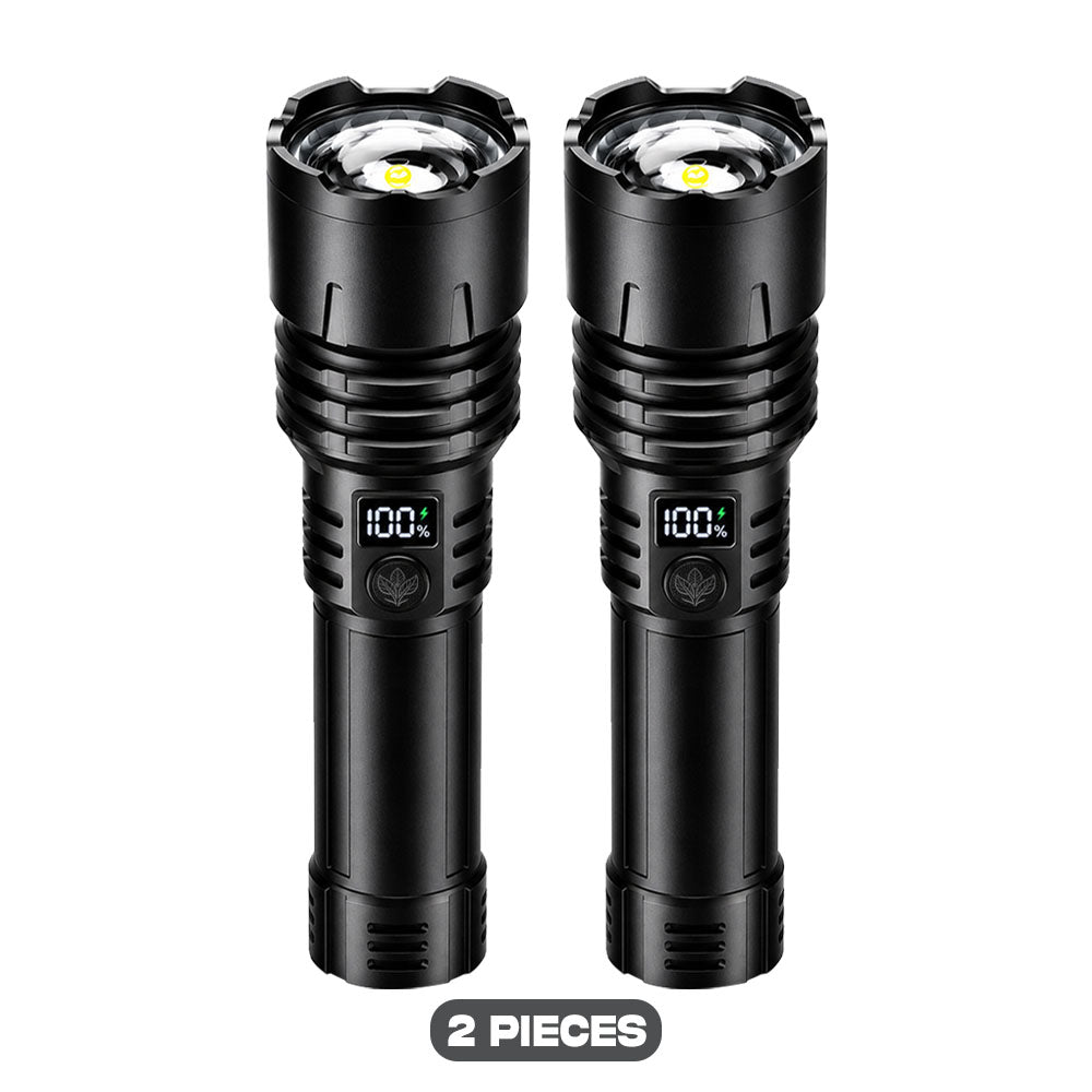 Billhol® szuperfényes taktikai túlélő zseblámpa · Több mint 2 millió eladott darab · Akár 80-szor erősebb fény · Akár 120 órás üzemidő · Katonai COB LED-technológia
