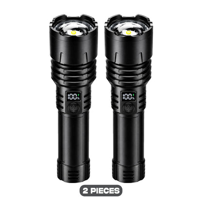 Billhol® szuperfényes taktikai túlélő zseblámpa · Több mint 2 millió eladott darab · Akár 80-szor erősebb fény · Akár 120 órás üzemidő · Katonai COB LED-technológia