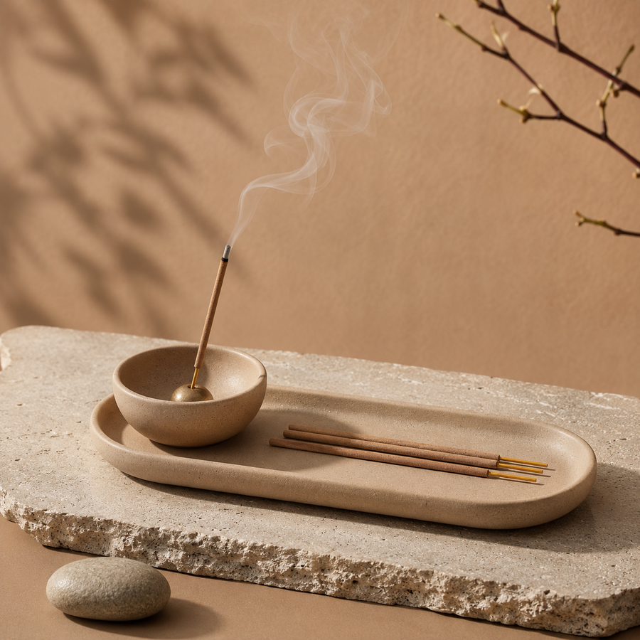 Calm Your Space Incense Holder Tray Set