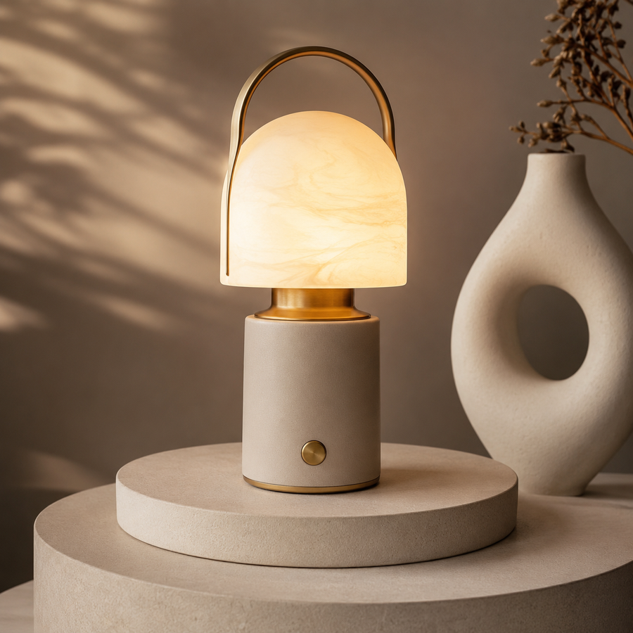 Portable Ambient Table Lamp for Cozy Home Décor