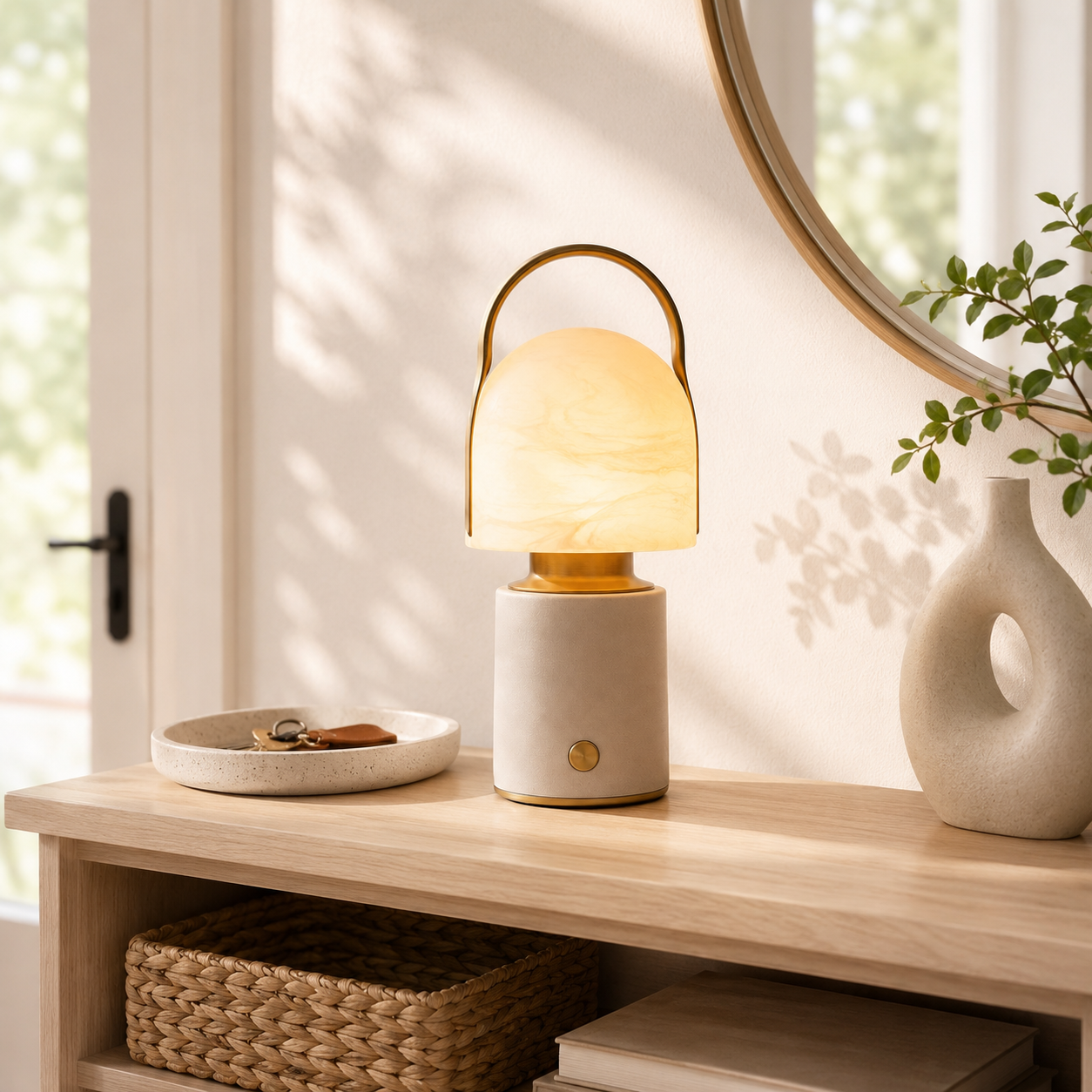 Portable Ambient Table Lamp for Cozy Home Décor