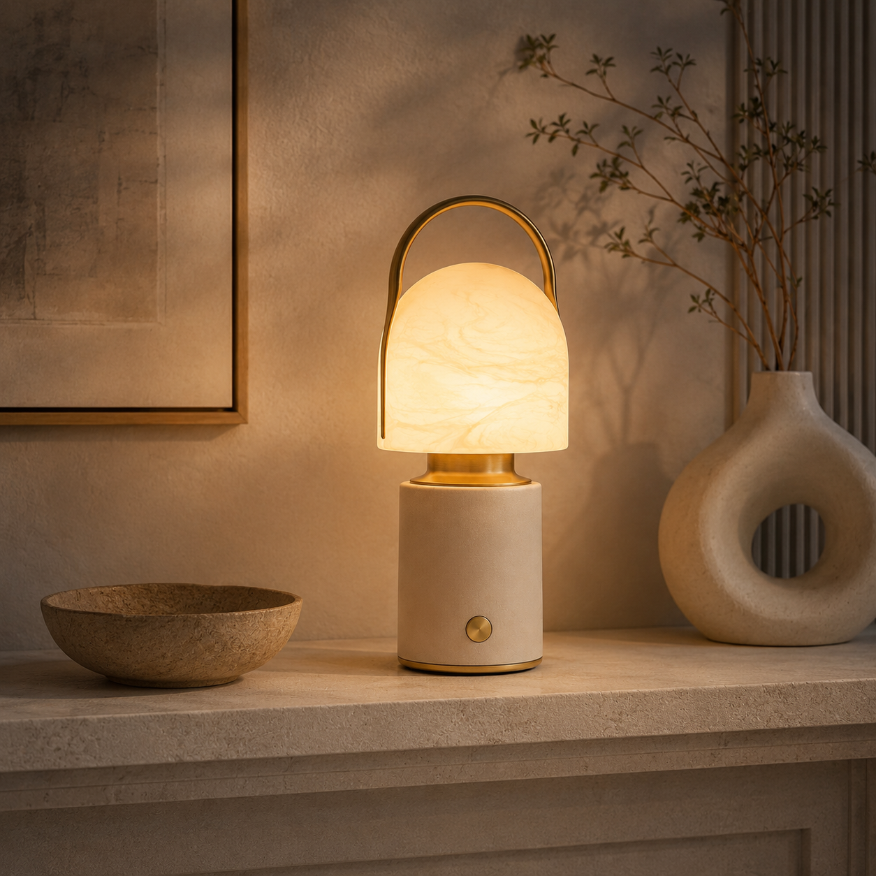 Portable Ambient Table Lamp for Cozy Home Décor