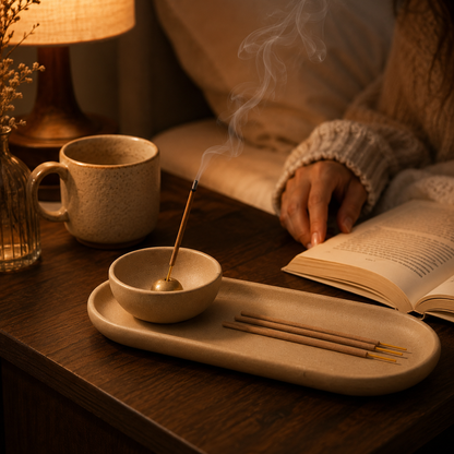 Calm Your Space Incense Holder Tray Set