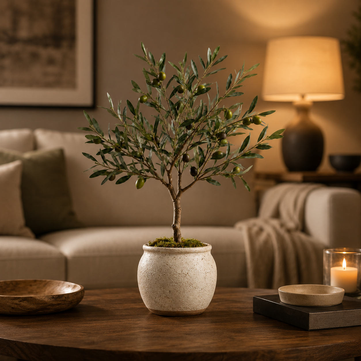 Bring Home Mediterranean Calm Faux Olive Tree