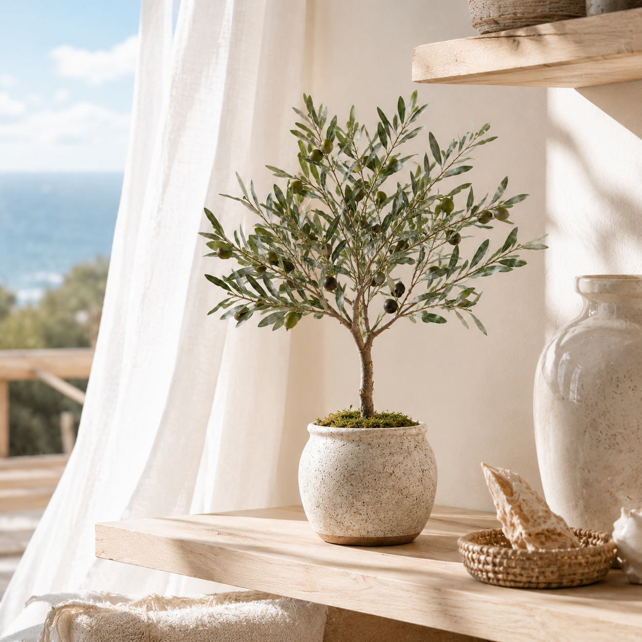 Bring Home Mediterranean Calm Faux Olive Tree
